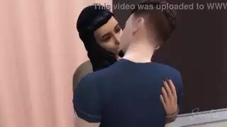 الرجل الأبيض يضاجع فتاة سوداء وعربية