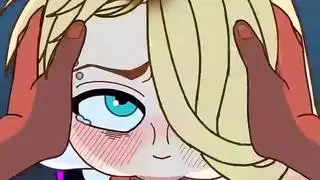 أعجوبة العنكبوت جوين يأخذ حمولة في بوسها الرطب